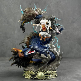 One Piece 25 Cm Action Figure Nika Luffy Vs Kaido Battle