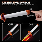 Demon Slayer Tanjiro Kamado V2 Fire Led Katana 104 Cm